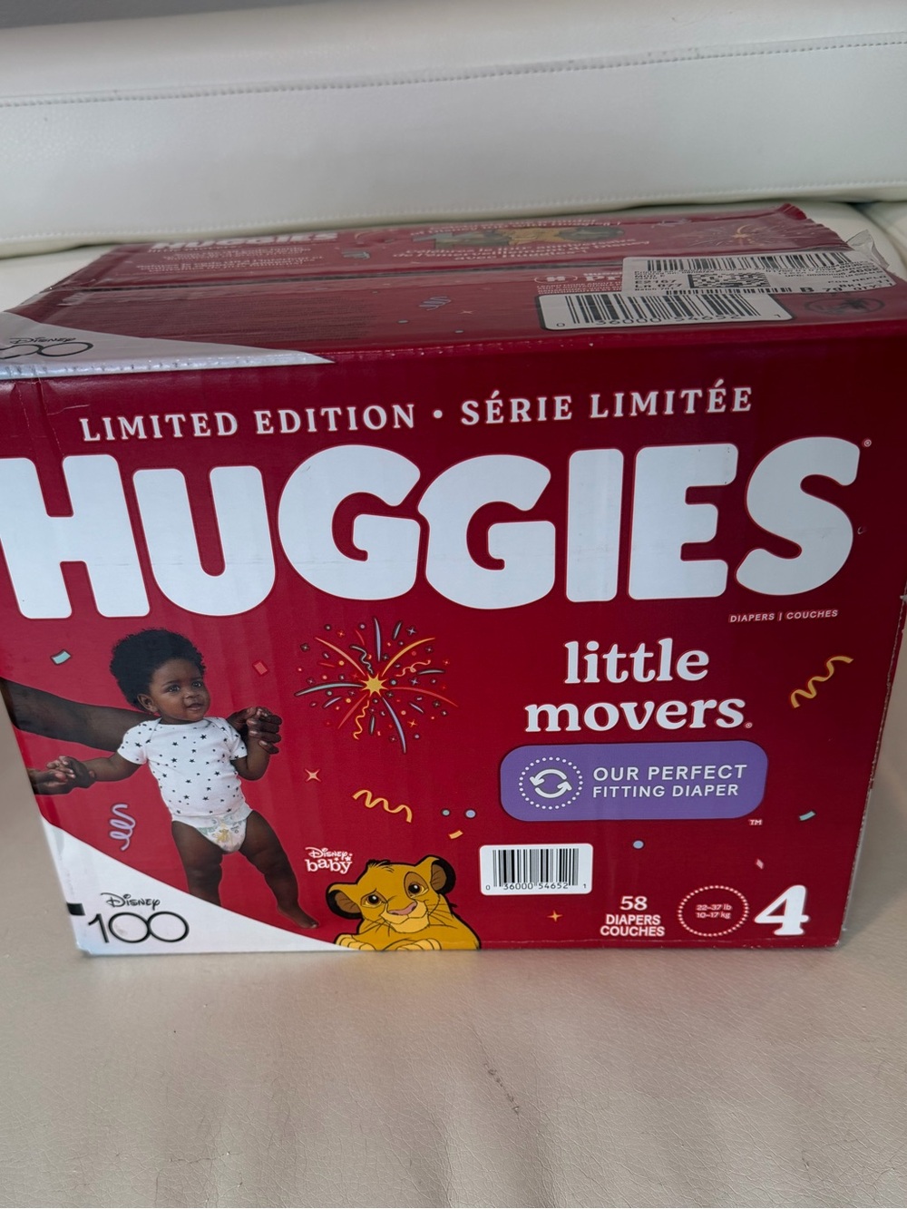 Huggies Little Movers Size 4 Diapers - Red Limited Edition (58 Count)